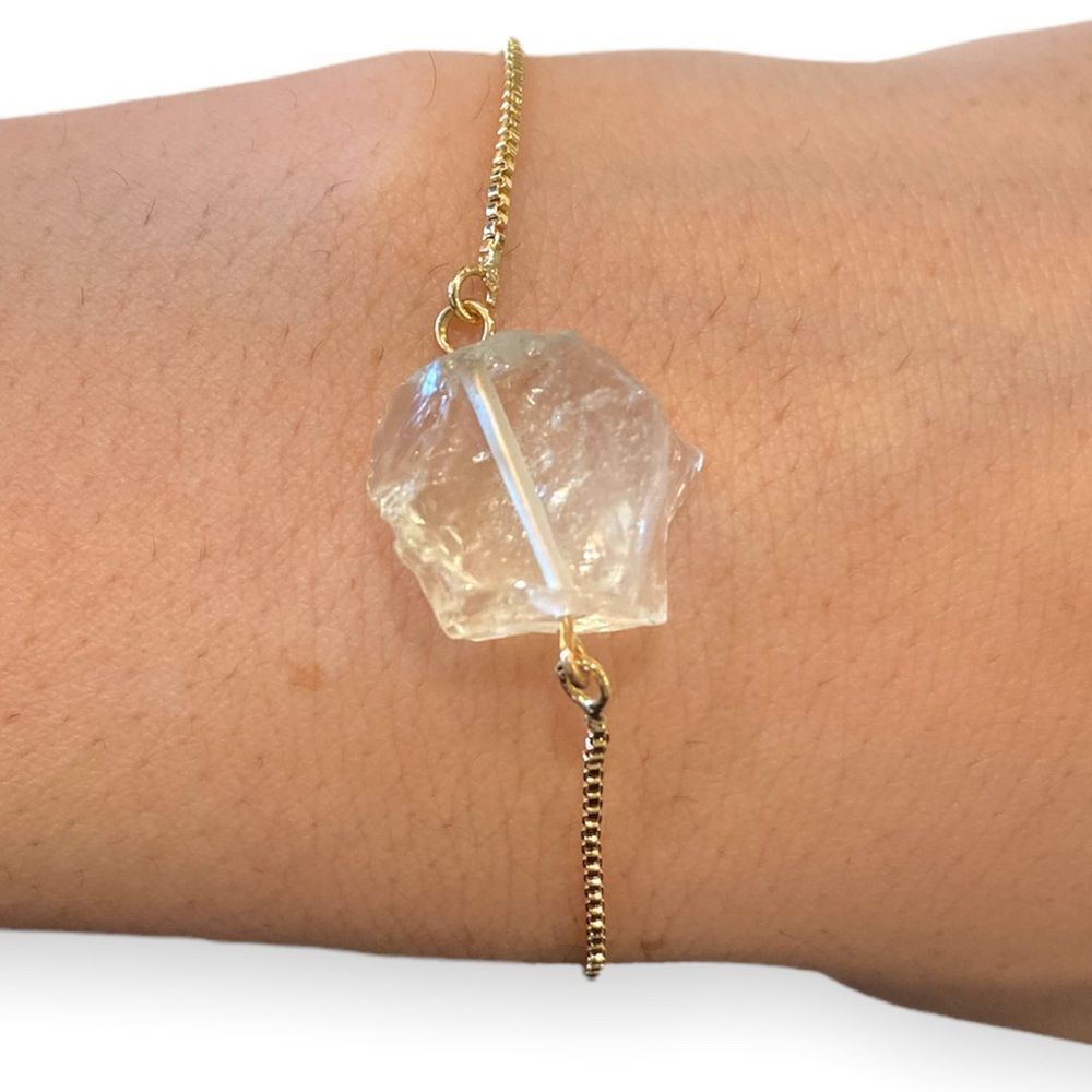 Natural Gemstone White Bracelet